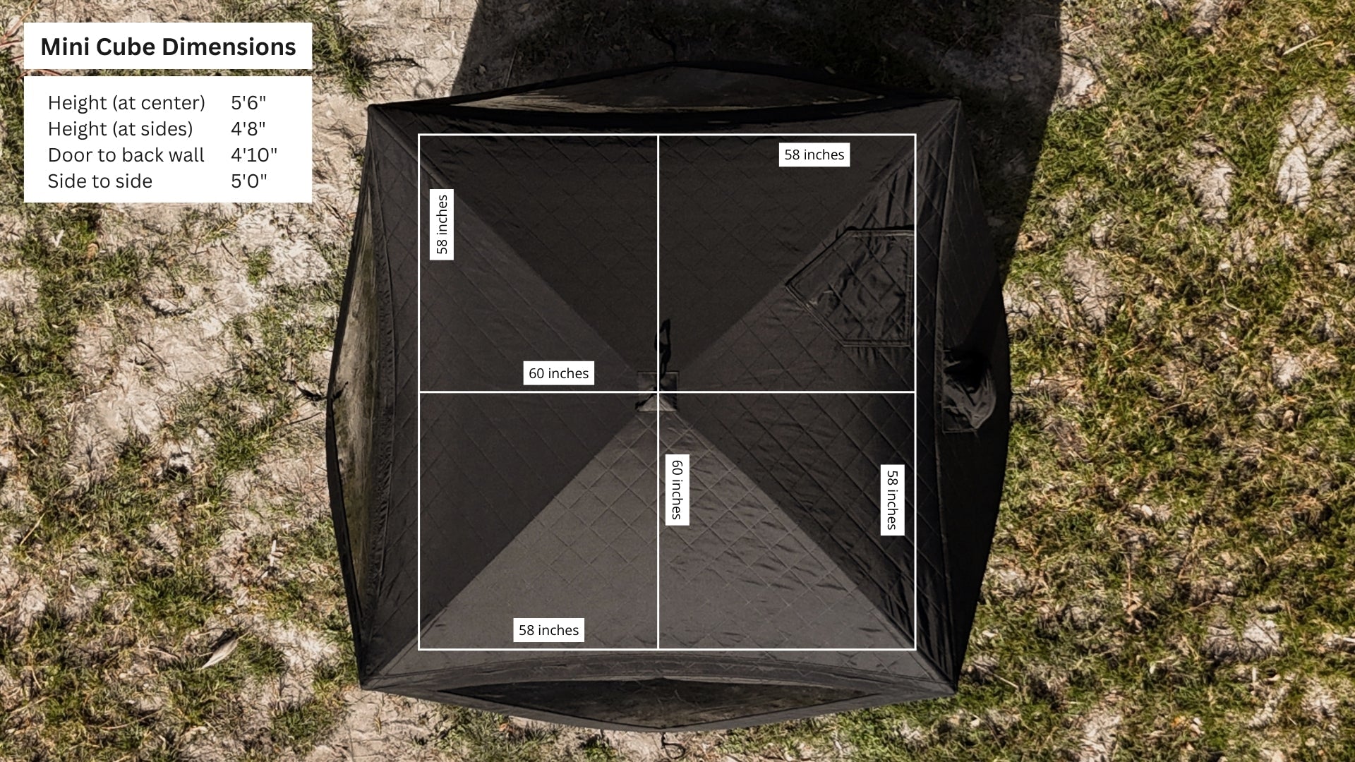 Mini Cube Sauna Tent Premium Package (2-person)