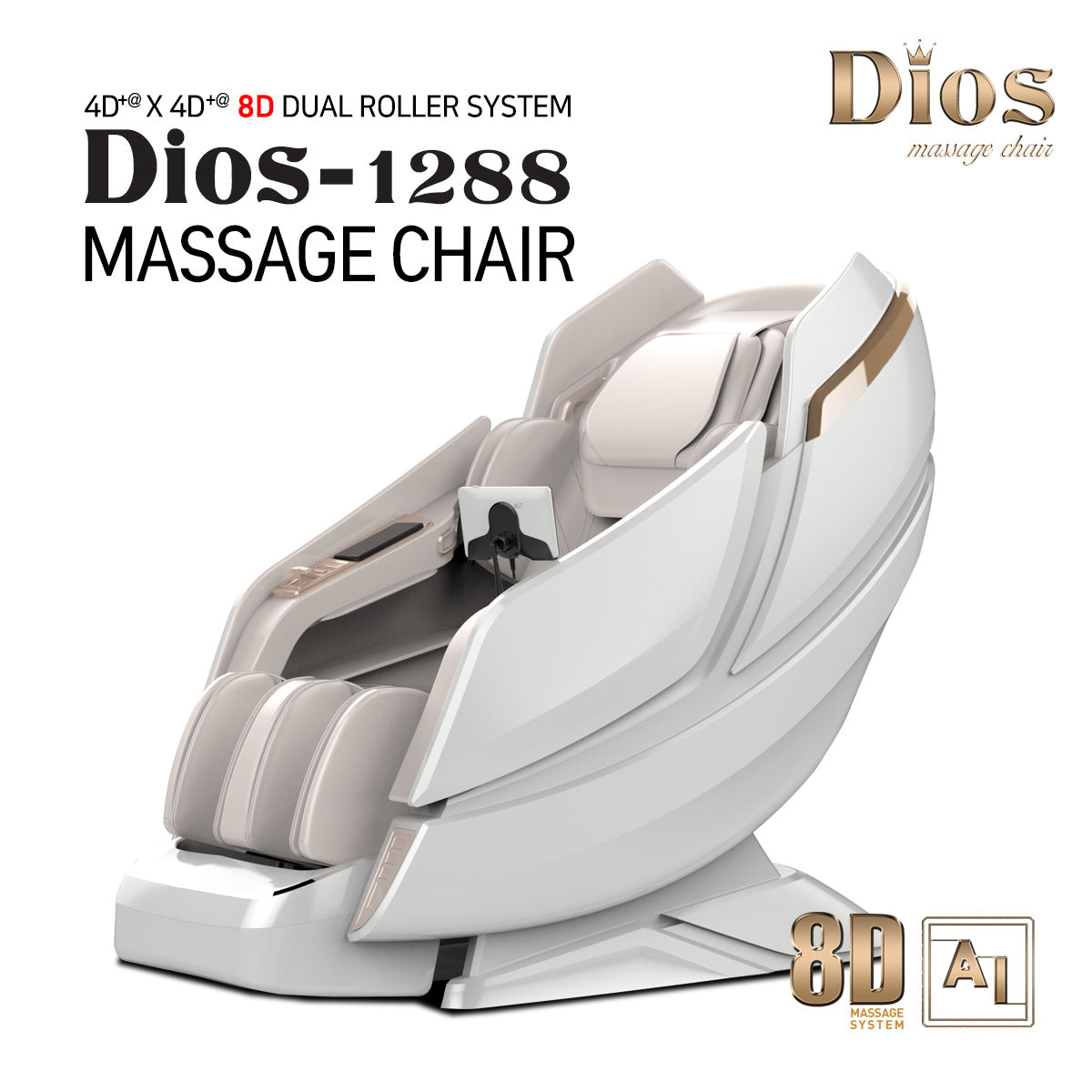 Kahuna DIOS Massage Chair - White