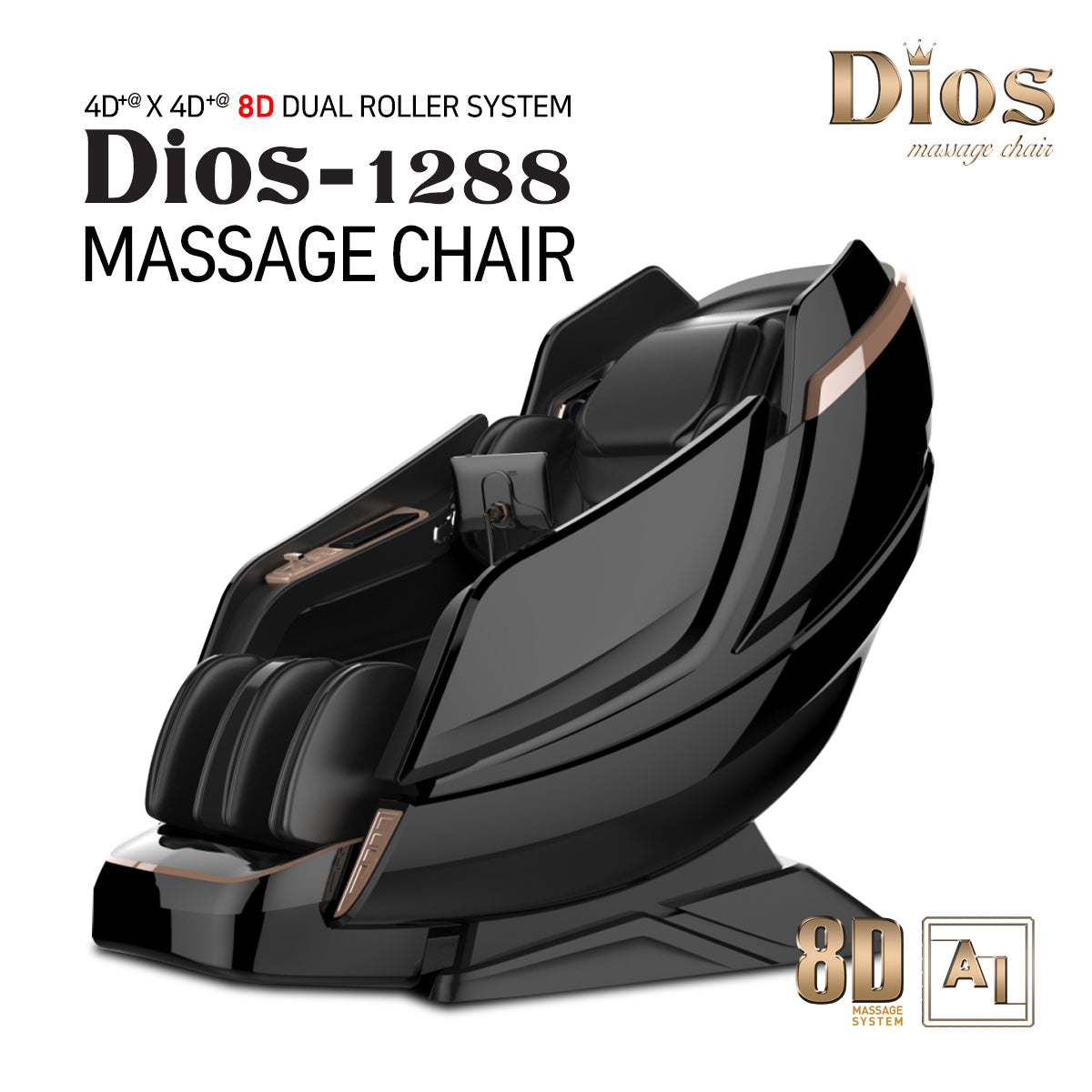 Kahuna DIOS Massage Chair-Black