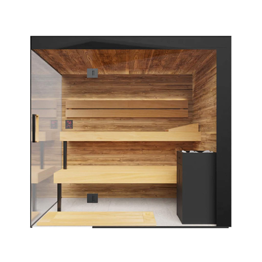 ThermaSol Lumaria 2-5 Person Indoor Glass Sauna Cabin [14-LUMARIA] (SAK84962)
